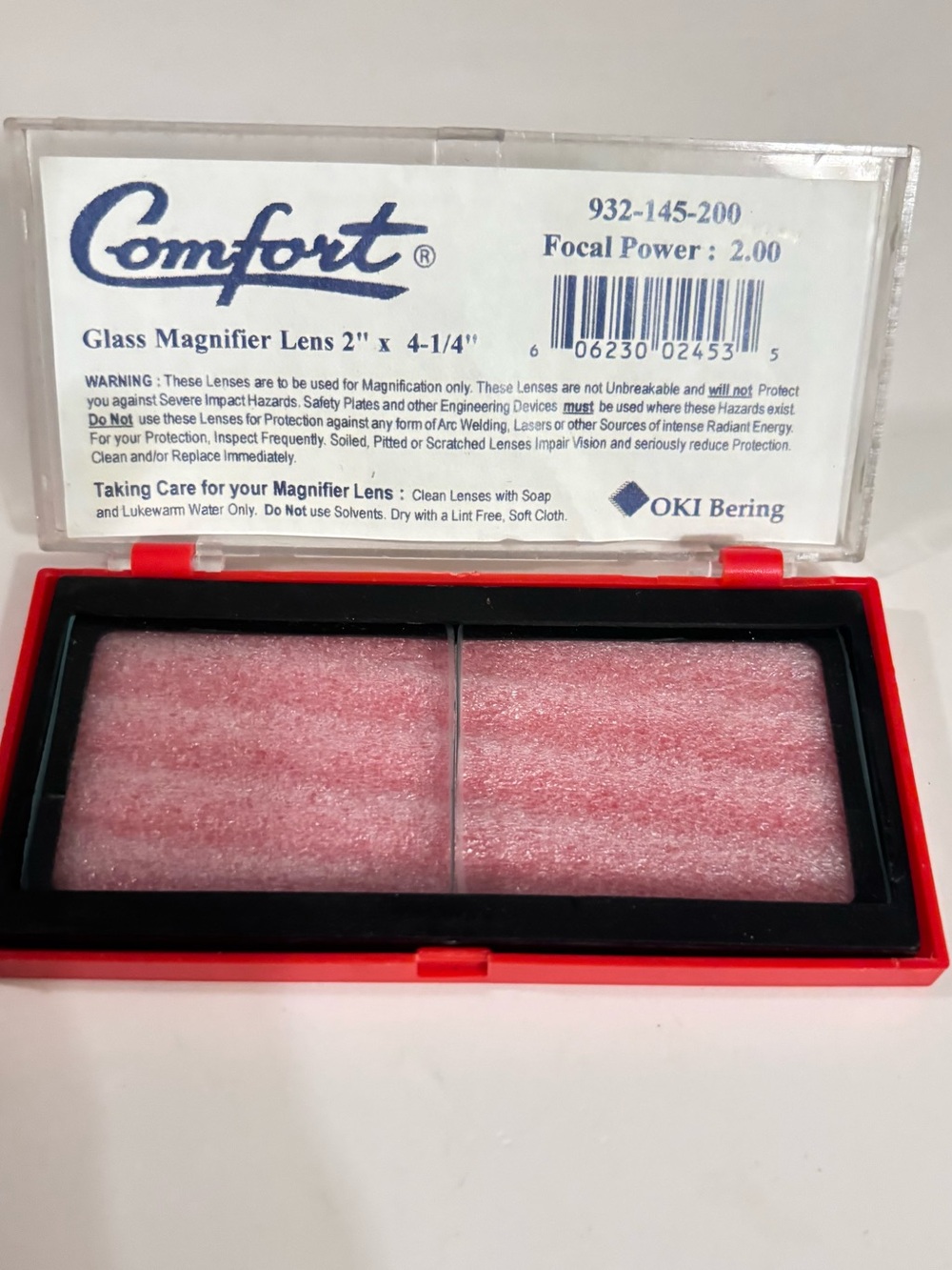 Comfort magnifying lens,
Replacement